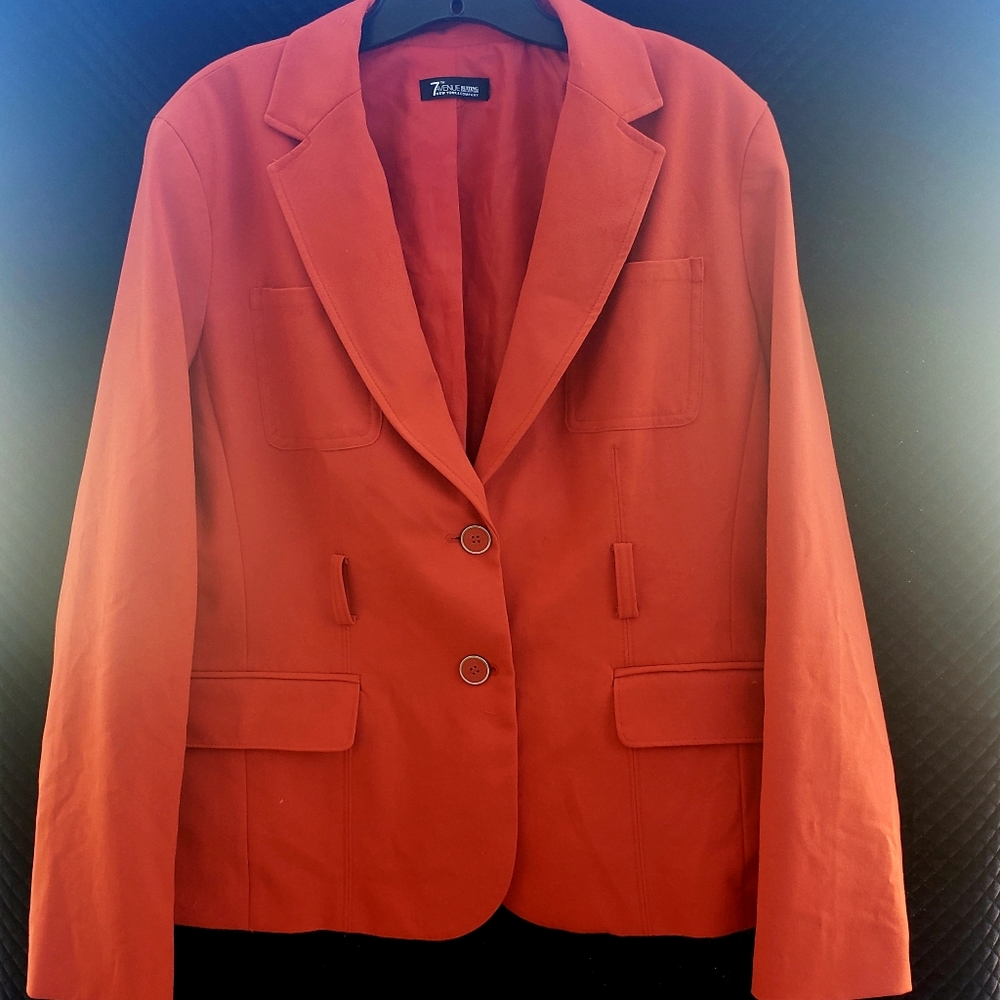 Orange New York & Co Blazer Jacket - Costume XL